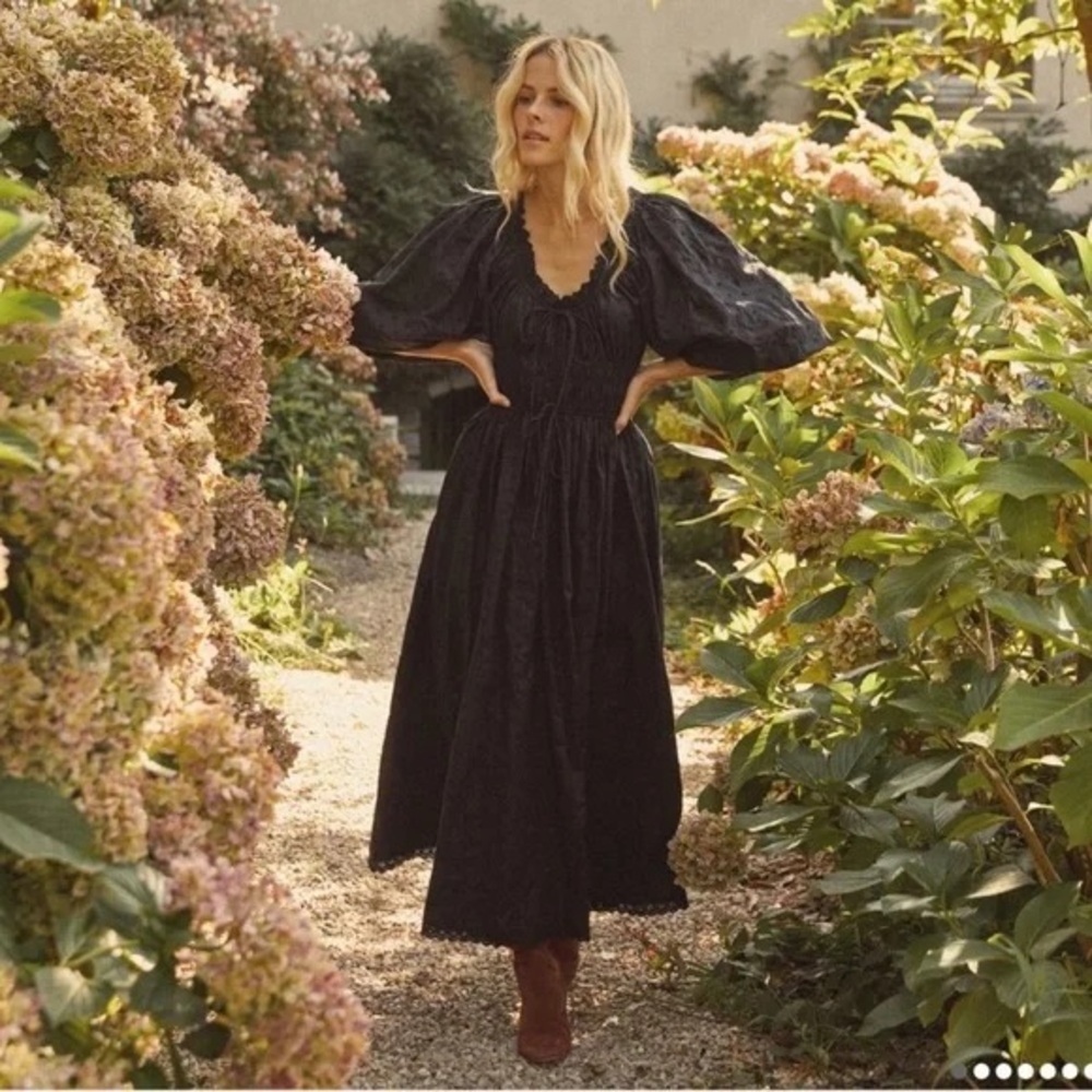 Doen Isolde Dress - Black Eyelet